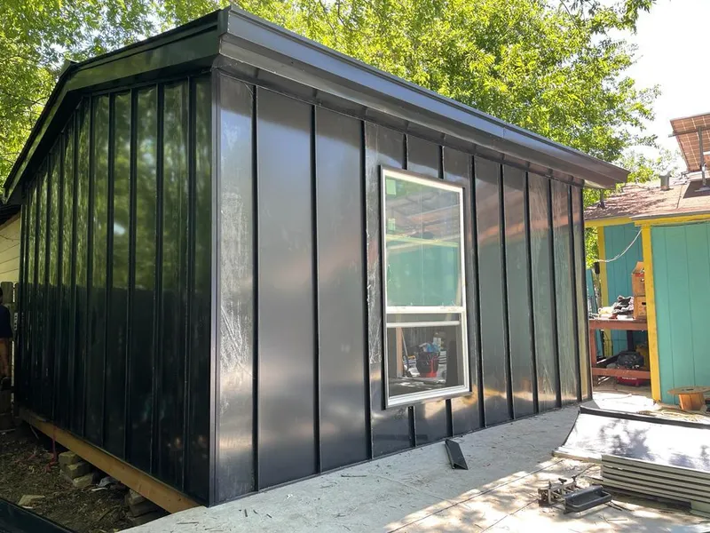 Black standing seam metal wall panels for Roof Inspection in Bronxville